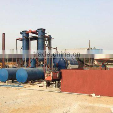 Hot Selling Used Plastic Recycling Machinery Waste Tire Pyrolysis to Oil Machine With CE photo-4