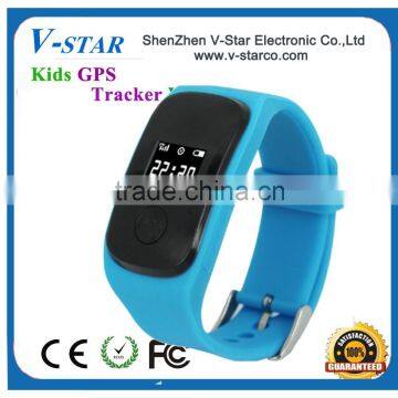 China manufacturer Best selling hidden gps tracker wrist watch with one key emergency call for kids TK28