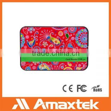 USB 3.0 Card Reader with Chinese Style Painting Menory Card reader Driver