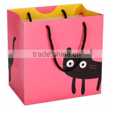 Fancy Paper Gift Bag,Craft Paper Bag,Cartoon Printed Bag with Handles