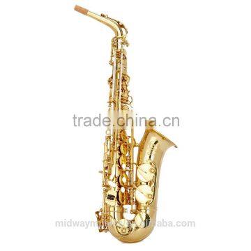 Electrophoresis Gold Lacquer Alto Saxophone AT85G From China