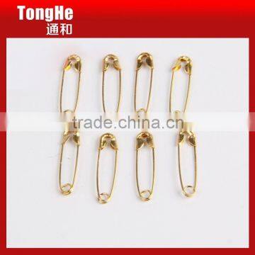 factory supply gold brass safety pin for garment tags