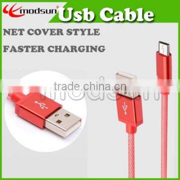 Fast charging micro USB cable for Android accessories