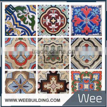 American Classical Decorative Ceramic Tiles Hand Printed Tiles