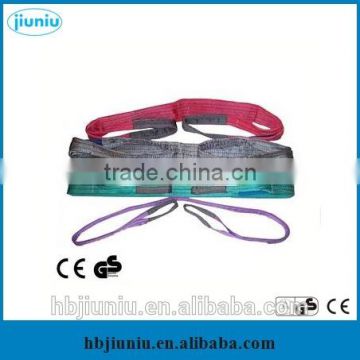 2016 wire clamp sling/ flat webbing sling, nylon sling color code customized