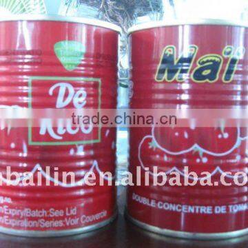 High Lycopene tomato paste with red pack