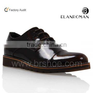 smooth-box leather platform shoes on wholesaling