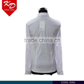 Fashionable and Elegant Ladies Long Sleeve and White Latest Blouse Design 2016 photo-3