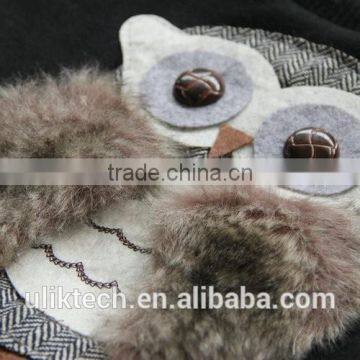 Cute Owl Pics Girls Set Long Sleeve t Shirt With Black Leather Skirt Red Black 2 Colors Fashion Children Set photo-5