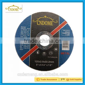 125x2.0x22mm abrasive rotary cutting wheels for metal steel and stainless steel