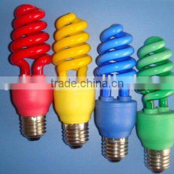 colour energy saving lamp half spiral