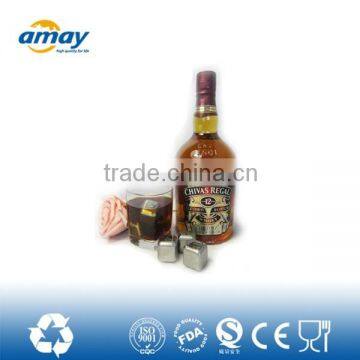 Dice ice cube whisky wine stone stainless steel ice cube chilling stone