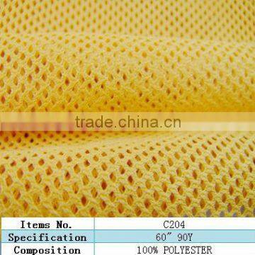 print microfiber warp knitted sandwich mesh fabric