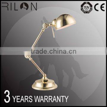 modern golden metal table lamp