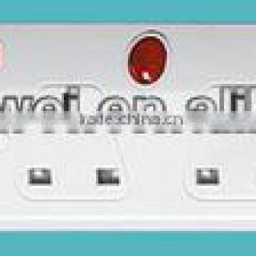 4 gang BS style extension sockets with switch