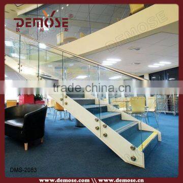 indoor glass stair railings grill design