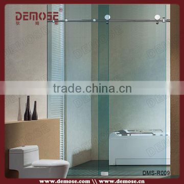 small tempered glass sliding door shower room