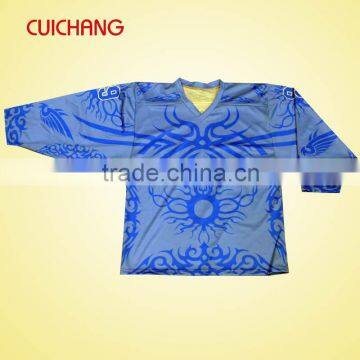100% polyester Sublimation Adult mens Ice Hockey Jerseys