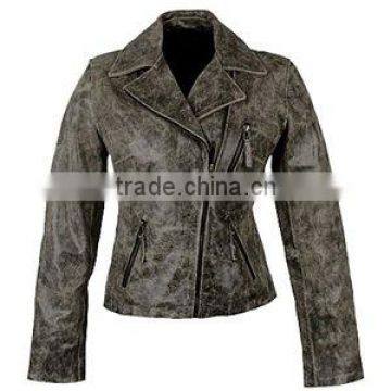 Best Ladies Gray Leather Jackets