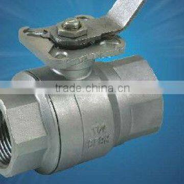 2pc ss316 ball valve with mounting pad