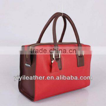 S020-Mixed Color Brand Handbag,Hot sales PU leather designer tote bags,Factory Price