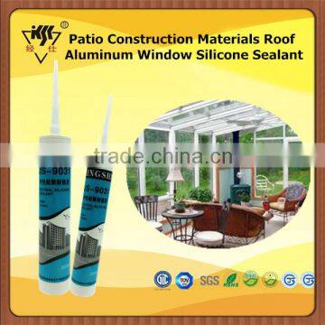 Patio Construction Materials Roof Aluminum Window Silicone Sealant