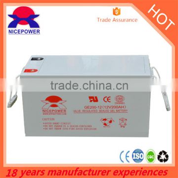 Top 5 Best Selling Gel Battery 12v 200ah Deep Cycle type solar battery FOR SOLAR