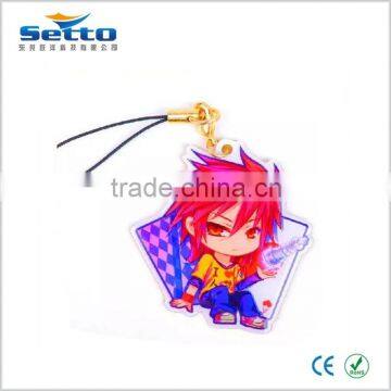 Cheap custom keychain / rubber keychain / keyring