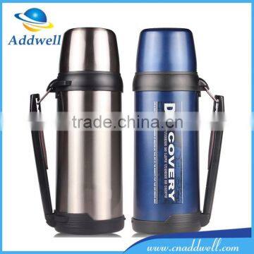 1.8L large capacity sport travel vacuum stainless steel thermos bottle