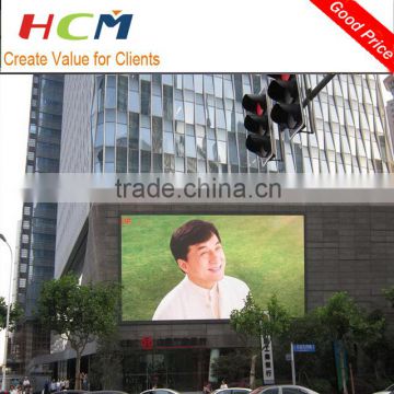 hot sale p6 p8 p10 led outdoor display big HD video screen wall price for advertising