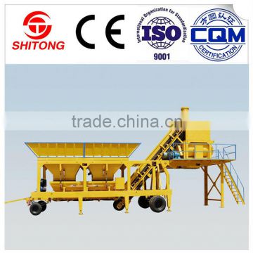 High quality China made CE certified YHZS25-75 mobile concrete mixing plant concrete batching plant