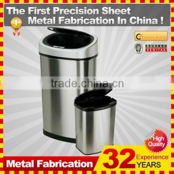 Kindle round galvanize waste bin, manufacture with 32 years experience