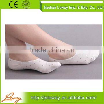 100% cotton woman low cut invisible socks