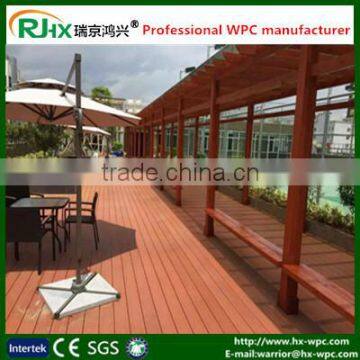 Decorative material in building field with eco-friendly wood plastic composite grape pergola