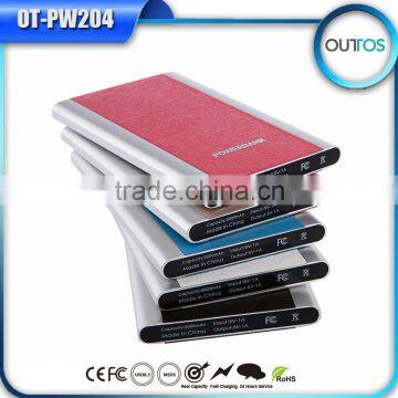 Facotry Direct Best Price Leather Fast Charge Power Bank 4000mah Mobile Battery