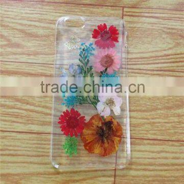 special design real dry flower charming phone cases for Iphone 6s