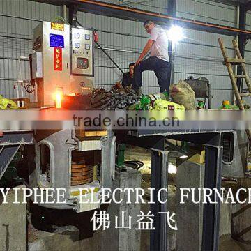 Exwork price!! 2500kg Electric Industrial Scrap metal Melting Furnace