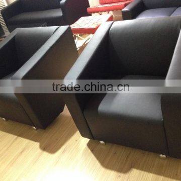 SF-688B Living Room Leather Sofa, Foshan Furniture Leather Sofa, Leather Sofa photo-4