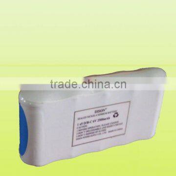 6v 2500mAh Ni-Cd battery pack 2C max discharge rage