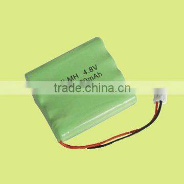 AAA 500mAh 4.8v NIMH rechargeable battery pack