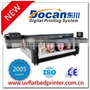 Docan UV Glass Door Printing Machine , High Resolution Hybrid digital printer FRT3116 with roll to roll part