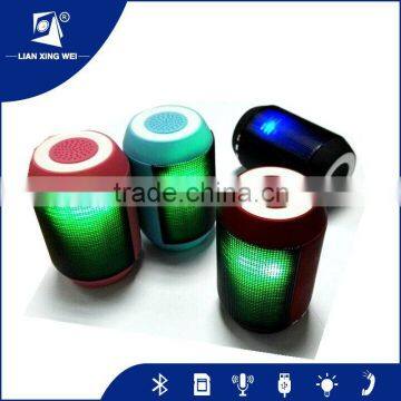 Hand-Free Brand Bluetooth Speaker with colorful Led Light and TF Card