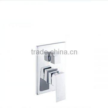 Popular Square Brass Shower Mixer With Diverter