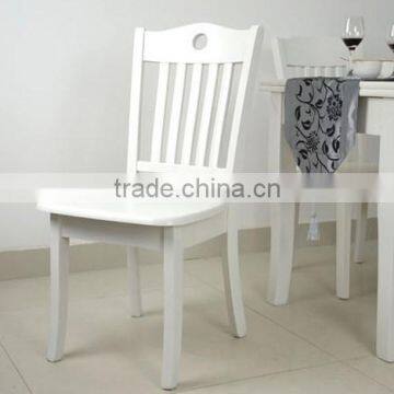 solid wood dinning chair/white chair for dining room