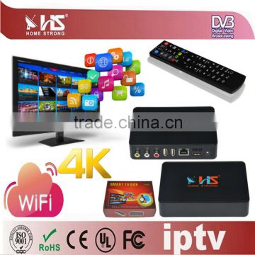 IPTV Streaming full hd media player smart tv box android live streaming