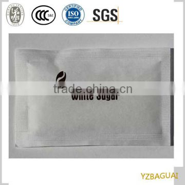 white sugar packaging bags with customized logo