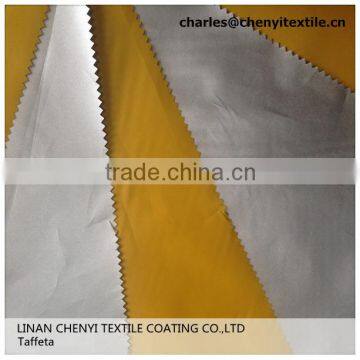 High quality 180t polyester taffeta fabric with pu coating