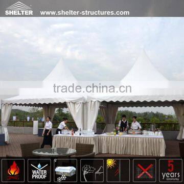 Waterproof Gazebo tents assembly instructions for catering event pagoda tent