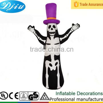 DJ-XT-133 party wholesale halloween inflatable skeleton person haunted house for kids halloween costoms contact lenses