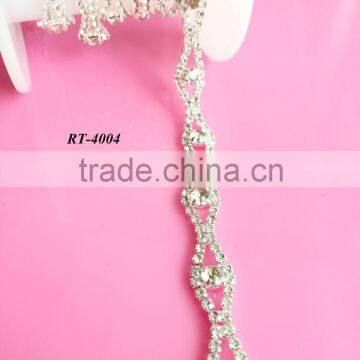 Wholesale DIY rhinestone trim for bridal sash wedding sash Wedding belt (RT-4004)